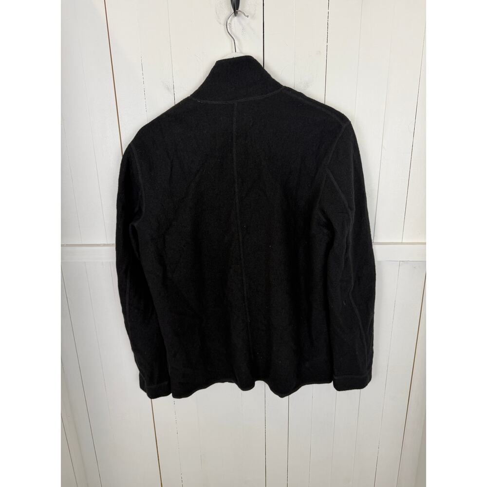 Buck Mason Black Felted Chore Coat - Picture 3 of 3